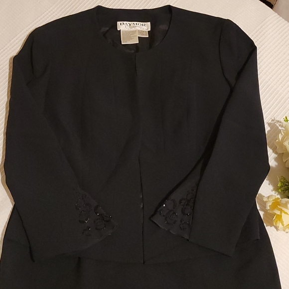 VINTAGE DAYMOR COUTURE SET DRESS & BLAZER - Picture 3 of 16